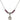 Saint Thomas Aquinas Birthstone Necklace | 1/2 inch | 4mm Beads  Amethyst Sterling Silver