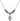 Saint Thomas Aquinas Birthstone Necklace | 1/2 inch | 4mm Beads  Amethyst Sterling Silver