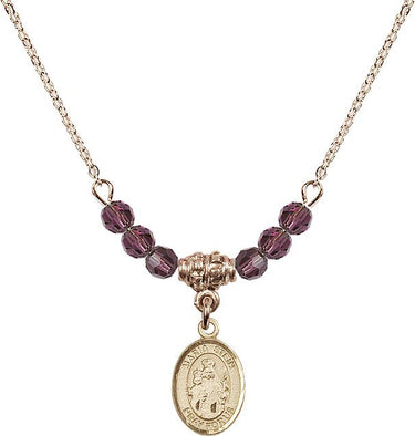 Maria Stein Birthstone Necklace | 1/2 inch | 4mm Beads