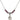 Saint Sebastian Birthstone Necklace | 1/2 inch | 4mm Beads  Amethyst Sterling Silver