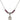 Saint Therese of Lisieux Birthstone Necklace | 1/2 inch | 4mm Beads  Amethyst Sterling Silver