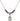 Saint Therese of Lisieux Birthstone Necklace | 1/2 inch | 4mm Beads  Amethyst Sterling Silver