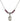 Saint Germaine Cousin Birthstone Necklace | 1/2 inch | 4mm Beads  Amethyst Sterling Silver