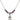 Saint Lillian Birthstone Necklace | 1/2 inch | 4mm Beads  Amethyst Sterling Silver
