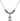 Saint Lillian Birthstone Necklace | 1/2 inch | 4mm Beads  Amethyst Sterling Silver