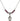 Saint Dominic Savio Birthstone Necklace | 1/2 inch | 4mm Beads  Amethyst Sterling Silver