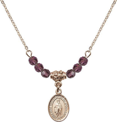 Saint Bartholomew the Apostle Birthstone Necklace | 1/2 inch | 4mm Beads