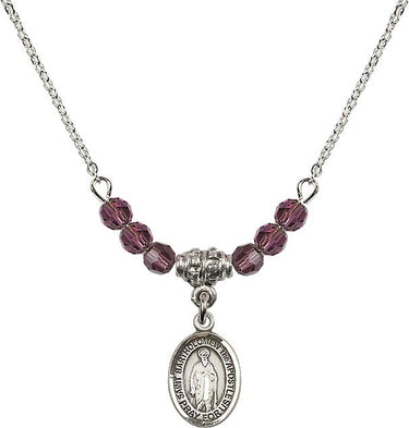 Saint Bartholomew the Apostle Birthstone Necklace | 1/2 inch | 4mm Beads