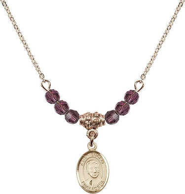 Saint Eugene de Mazenod Birthstone Necklace | 1/2 inch