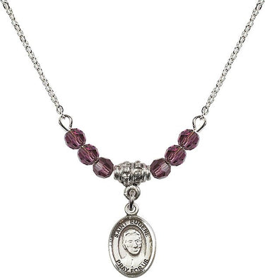 Saint Eugene de Mazenod Birthstone Necklace | 1/2 inch