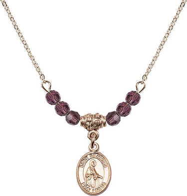 Saint Remigius of Reims Birthstone Necklace | 1/2 inch
