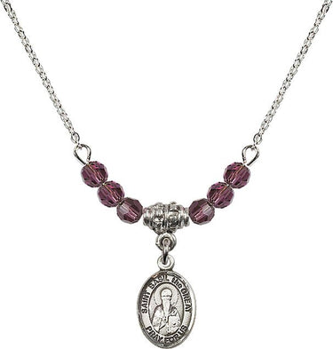 Saint Basil the Great Birthstone Necklace | 1/2 inch | 4mm Beads