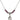 Saint Pius X Birthstone Necklace | 1/2 inch | 4mm Beads  Amethyst Sterling Silver