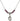 Saint Pius X Birthstone Necklace | 1/2 inch | 4mm Beads  Amethyst Sterling Silver