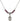 Saint Roch Birthstone Necklace | 1/2 inch | 4mm Beads  Amethyst Sterling Silver