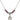 Saint Elizabeth of the Visitation Birthstone Necklace | 1/2 inch  Amethyst Sterling Silver