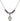 Saint Elizabeth of the Visitation Birthstone Necklace | 1/2 inch  Amethyst Sterling Silver