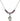 Saint Christina the Astonishing Birthstone Necklace | 1/2 inch  Amethyst Sterling Silver