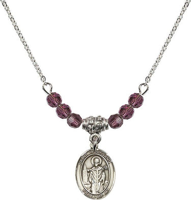 Saint Wolfgang Birthstone Necklace | 1/2 inch | 4mm Beads