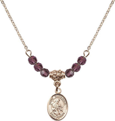 Collar de natalicio de San Eustaquio | 1/2 pulgada | Cuentas de 4 mm