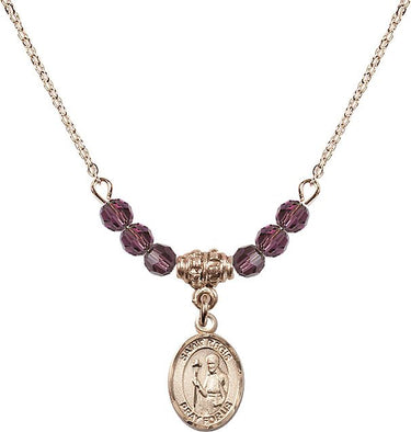 Saint Regis Birthstone Necklace | 1/2 inch | 4mm Beads