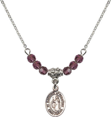 Saint Raymond of Penafort Birthstone Necklace | 1/2 inch