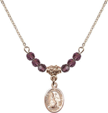 Jeanne Chezard de Matel Birthstone Necklace | 1/2 inch