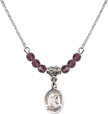 Blessed Herman the Cripple Birthstone Necklace | 1/2 inch