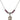 Our Lady of Kibeho Birthstone Necklace | 1/2 inch | 4mm Beads  Amethyst Sterling Silver