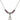 Saint Lucy Birthstone Necklace | 1/2 inch | 4mm Beads  Amethyst Sterling Silver