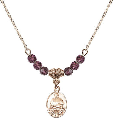 Pope Francis Birthstone Necklace | 1/2 inch | 4mm Beads