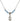 Saint Gerard Majella Birthstone Necklace | 1/2 inch | 4mm Beads  Aqua Sterling Silver