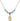 Saint Rebecca Birthstone Necklace | 1/2 inch | 4mm Beads  Aqua 14kt Gold Filled