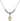 Saint Grace Birthstone Necklace | 1/2 inch | 4mm Beads  Aqua 14kt Gold Filled