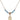 Saint Deborah Birthstone Necklace | 1/2 inch | 4mm Beads  Aqua 14kt Gold Filled