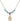 Saint Kenneth Birthstone Necklace | 1/2 inch | 4mm Beads  Aqua 14kt Gold Filled