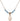 Saint Jadwiga of Poland Birthstone Necklace | 1/2 inch | 4mm Beads  Aqua 14kt Gold Filled