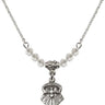 Seven Gifts Birthstone Necklace | 5/8 inch | 4mm Beads  Crystal Sterling Silver