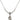 Saint Charles Borromeo Birthstone Necklace | 1/2 inch | 4mm Beads  Crystal Sterling Silver