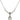 Saint Francis de Sales Birthstone Necklace | 1/2 inch | 4mm Beads  Crystal Sterling Silver