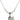 Our Lady of Mount Carmel Birthstone Necklace | 1/2 inch | 4mm Beads  Crystal Sterling Silver