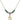 Scapular Birthstone Necklace | 1/2 inch | 4mm Beads  Emerald 14kt Gold Filled