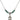 Saint Hubert of Liege Birthstone Necklace | 1/2 inch | 4mm Beads  Emerald Sterling Silver