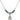 Saint Henry II Birthstone Necklace | 1/2 inch | 4mm Beads  Emerald Sterling Silver