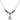 Guardian Angel Birthstone Necklace | 1/2 inch | 4mm Beads  Emerald Sterling Silver