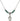 Guardian Angel Birthstone Necklace | 1/2 inch | 4mm Beads  Emerald Sterling Silver