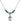 Saint Valentine of Rome Birthstone Necklace | 1/2 inch | 4mm Beads  Emerald Sterling Silver