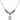 Saint Brigid of Ireland Birthstone Necklace | 1/2 inch | 4mm Beads  Emerald Sterling Silver