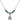 Infant of Prague Birthstone Necklace | 1/2 inch | 4mm Beads  Emerald Sterling Silver