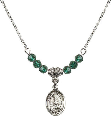 Saint Germaine Cousin Birthstone Necklace | 1/2 inch | 4mm Beads